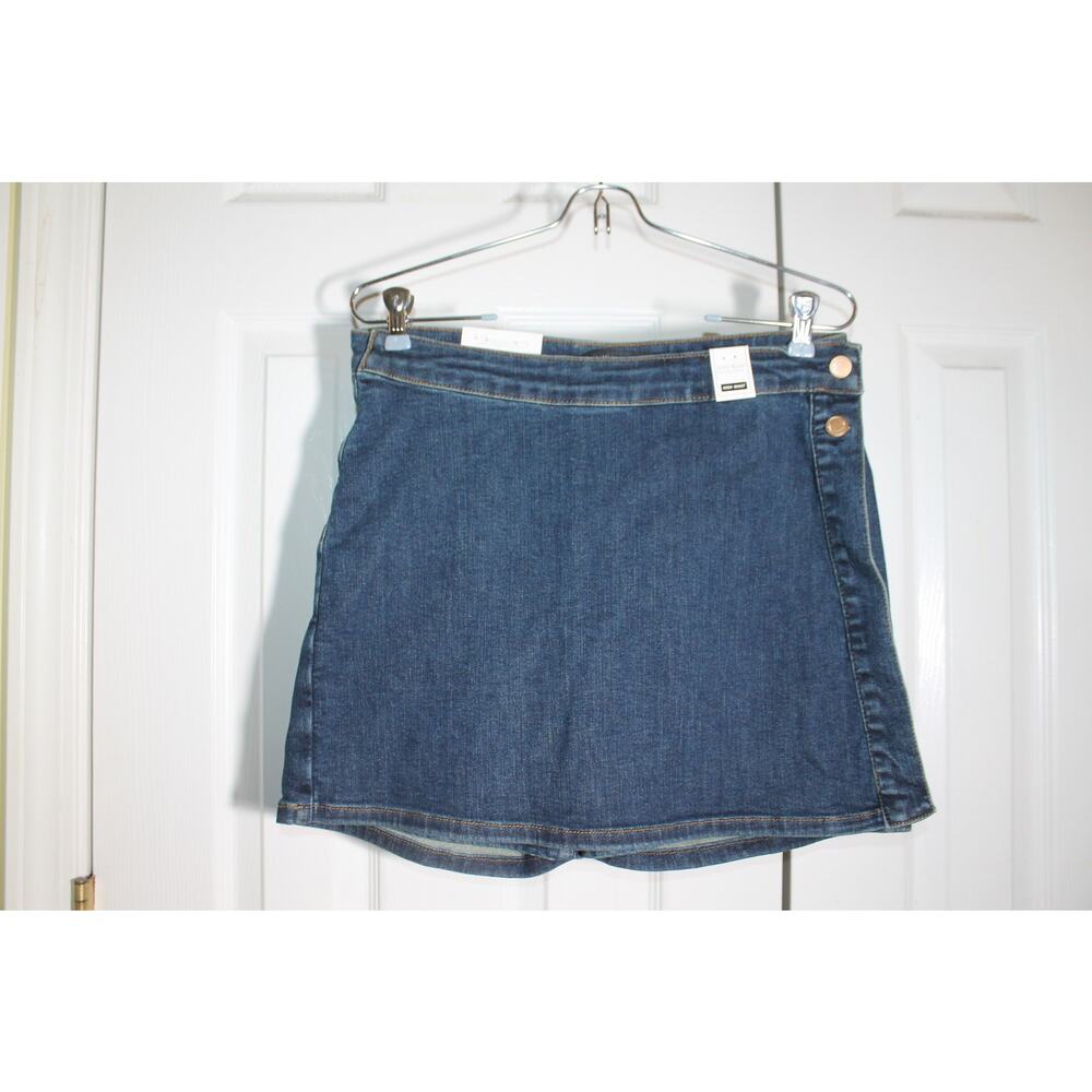 Judy Blue High Waist Dark Wash Denim Skort sz L NEW - Picture 2 of 5